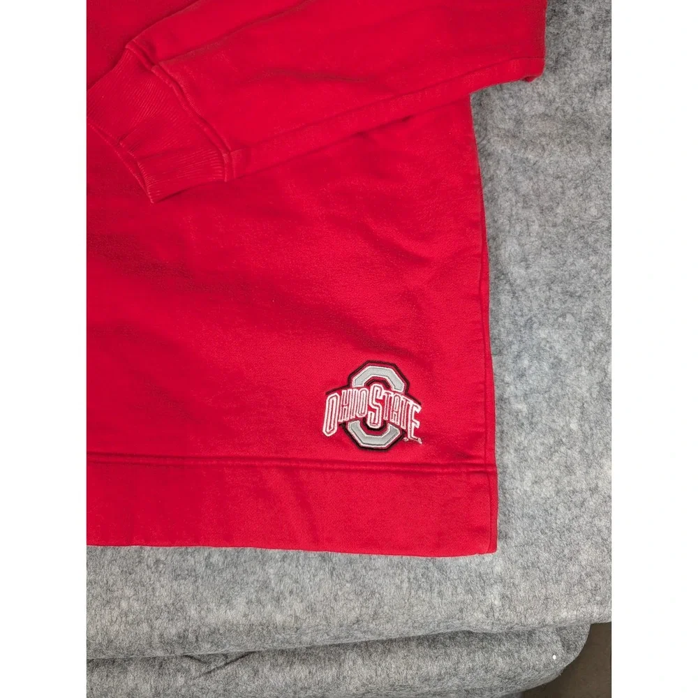 Nike Ohio State Buckeyes‎ Red ELITE Hoodie Swweatshirt Pullover Mens XL